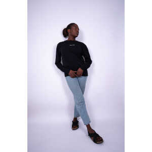 Asante Sanaa – Unisex Longsleeve Shirt aus Bio-Baumwolle “Lazaro” schwarz
