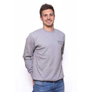 Asante Sanaa Unisex Sweatshirt aus Bio-Baumwolle “Nasri” in melange-grau
