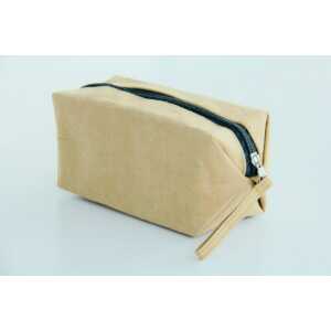 BY COPALA Kraft Papier : Cosmetic bag/ Kosmetiktasche/ Handtasche. Lederoptik