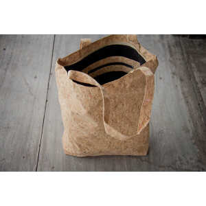 BY COPALA Tote Bag – Vegan, Einkaufstasche aus recyceltem Kork. Cork Bag