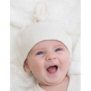 Babybugz Baby Mütze mit einem Knoten Vegan