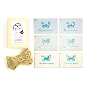 Bow & Hummingbird Geschenkanhänger Schmetterlinge der Welt