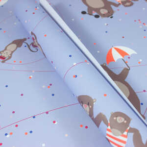 Bow & Hummingbird Geschenkpapier Circus Bears