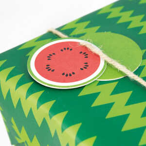 Bow & Hummingbird Geschenkpapier Wassermelone