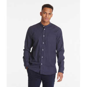 By Garment Makers Hemd – Richard Mandarin Shirt – aus Bio-Baumwolle