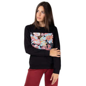 CORA happywear Damen Sweatshirt “Dori” aus Buchenholz Faser | Maxi Blumen