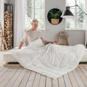 Cashmere-Leicht-Bettdecke “Oriente-Figura” – Größe: 200×200 cm