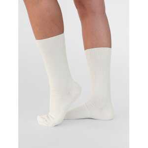 Casual Cotton Gerippte Socken im 3er Pack ecru