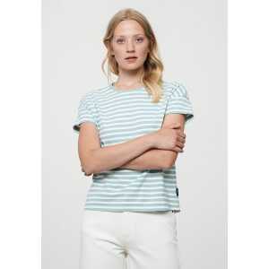 Damen T-Shirt aus Baumwolle (Bio) | T-Shirt CHERRY STRIPES recolution