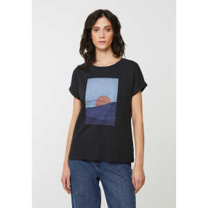 Damen T-Shirt aus weicher Baumwolle (Bio) | T-Shirt CAYENNE SUNSET recolution