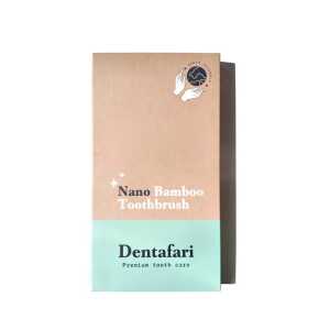 Dentafari 4er Pack NANO Bambus Aktivkohle Zahnbürste Erwachsene