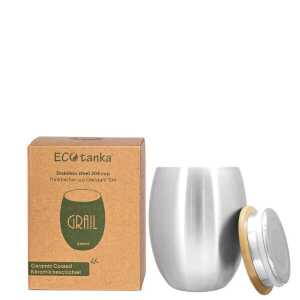 ECOTANKA 0,35l Edelstahl Thermobecher Cup mit Keramikbeschichtung