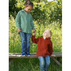 Engel Natur Baby und Kinder Walk-Jacke mit Kapuze Bio-Wolle
