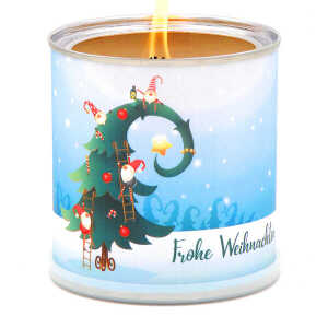 Extragoods Wichtel – Knister – Kerze Frohe Weihnachten – die Kerze die knistert, Crackle Candle