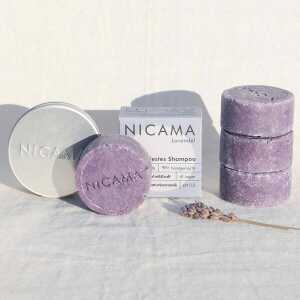 Festes Shampoo 4er Set mit Aufbewahrungsdose – NICAMA