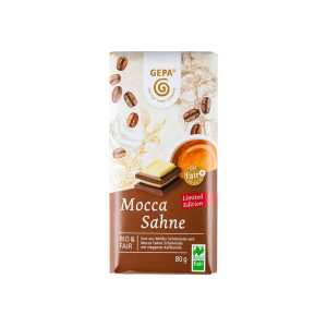 GEPA Bio-Schokolade ‘Mocca Sahne’, 80 g