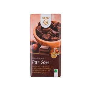 GEPA Bio-Schokolade “Zartbitter mild Pur 60%” 100 g