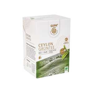 GEPA Grüner Bio-Tee Ceylon , 20 x 2 g