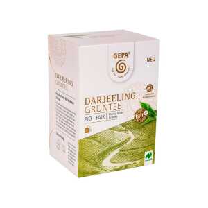 GEPA Grüner Bio-Tee Darjeeling 20 x 2 g