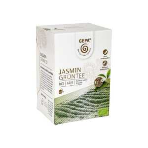 GEPA Grüner Bio-Tee Jasmin, 20 x 1,5 g