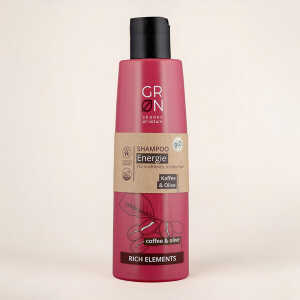GRN [GRÜN] Shampoo Energie – Bio-Olive & Bio-Kaffee – kraftloses Haar