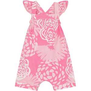 Global Mamas Baby Strampler – Blumen – Bio Baumwolle – Pink