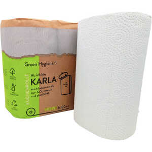 Green Hygiene Küchenrolle KARLA, 3-lagig, 2×100 Blatt