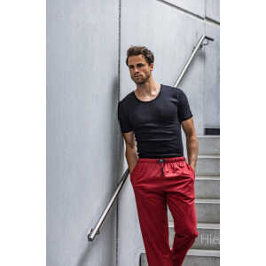 Haasis Bodywear Herren Pyjamahose lang mit Seitentaschen, Single Jersey, reine Baumwolle