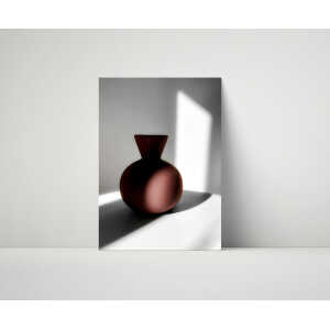 Heimart Impress Fine Art Druck / Monochrom Fotografie – Stillleben mit Vase / Kunstdruck / Wanddekoration