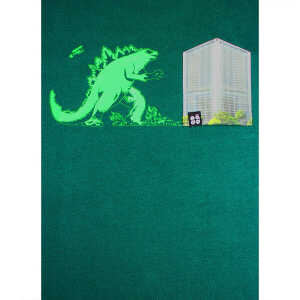 Herren T-Shirt Rundhals aus Bio-Baumwolle “Kaiju BT” Grün von Fädd