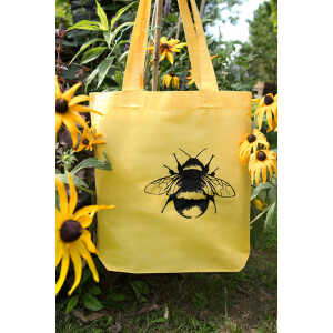 Hirschkind Bio-Fashion-Bag “Erdhummel” – handbedruckt