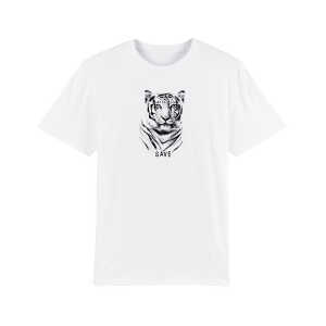 Human Family Bio Herren Rundhals T-Shirt “Spark – Tiger”