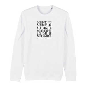 Human Family Bio Unisex Rundhals-Sweatshirt – “Switch – Solidarity”