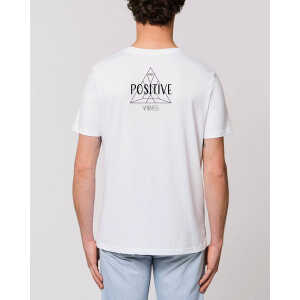 Human Family Bio Unisex Rundhals T-Shirt “Create – Positive Vibes”