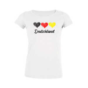 Human Family Damen Rundhals T-Shirt “WM – Team Germany”
