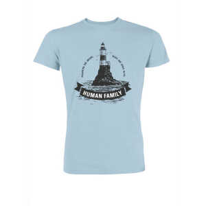 Human Family Herren T-Shirt “Captain Lighthouse” aus 100% Bio Baumwolle