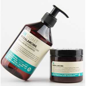 Insight Rebalancing/Talgregulierendes Shampoo 400ml+ Peeling-Creme 180ml