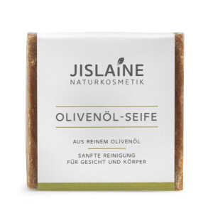 Jislaine Naturkosmetik Olivenöl-Seife im Block, 200g