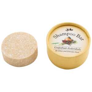 Jolu Festes Shampoo “Shampoo Bar Grapefruit-Zedernholz” in Pappdose, 50 g
