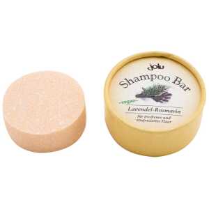 Jolu Festes Shampoo “Shampoo Bar Lavendel-Rosmarin” in Pappdose, 50 g