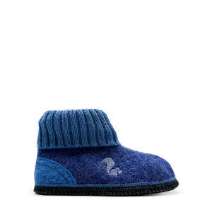 Kids “thies ® Mountain Wool Slipper Boot” aus reiner, ökologischer Schurwolle, made in Austria