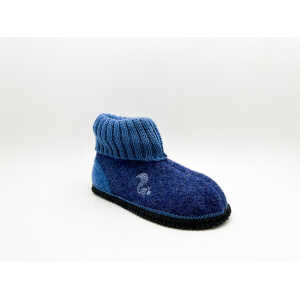 Kids “thies ® Mountain Wool Slipper Boot” aus reiner, ökologischer Schurwolle, made in Austria