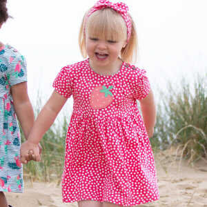 Kite Clothing Baby und Kleinkinder Kleid Erdbeere Bio-Baumwolle
