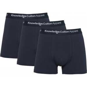 KnowledgeCotton Apparel 3er Pack Boxershorts – solid colored underwear