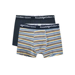 KnowledgeCotton Apparel Boxershorts 2er Pack – MAPLE striped