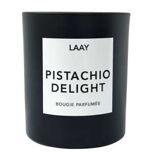 LAAY Duftkerze Pistachio Delight – Pistazie & Creme – Sojawachs – vegan
