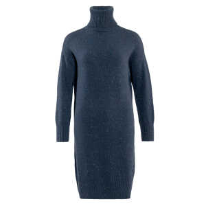 LIVING CRAFTS – Damen Kleid – Blau (100% Bio-Wolle), Nachhaltige Mode, Bio Bekleidung