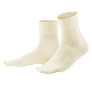 LIVING CRAFTS – Damen Komfort-Socken – Beige (98% Bio-Baumwolle; 2% Elasthan), Nachhaltige Mode, Bio Bekleidung
