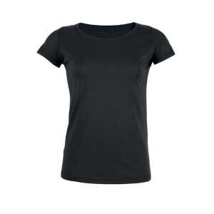 LUXAA Basic T-Shirt aus Bio-Baumwolle – Schwarz/Weiß