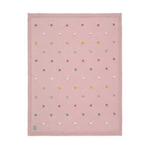 Lässig Babydecke Dots pink oder Dots Mint 100 % Bio-Baumwolle GOTS